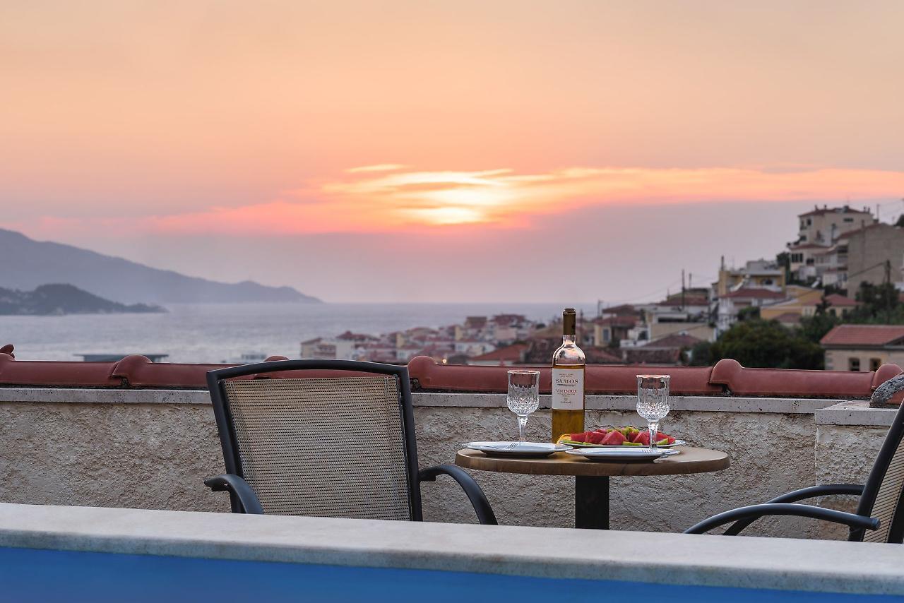 Virginia Hotel Đảo Samos Ngoại thất bức ảnh